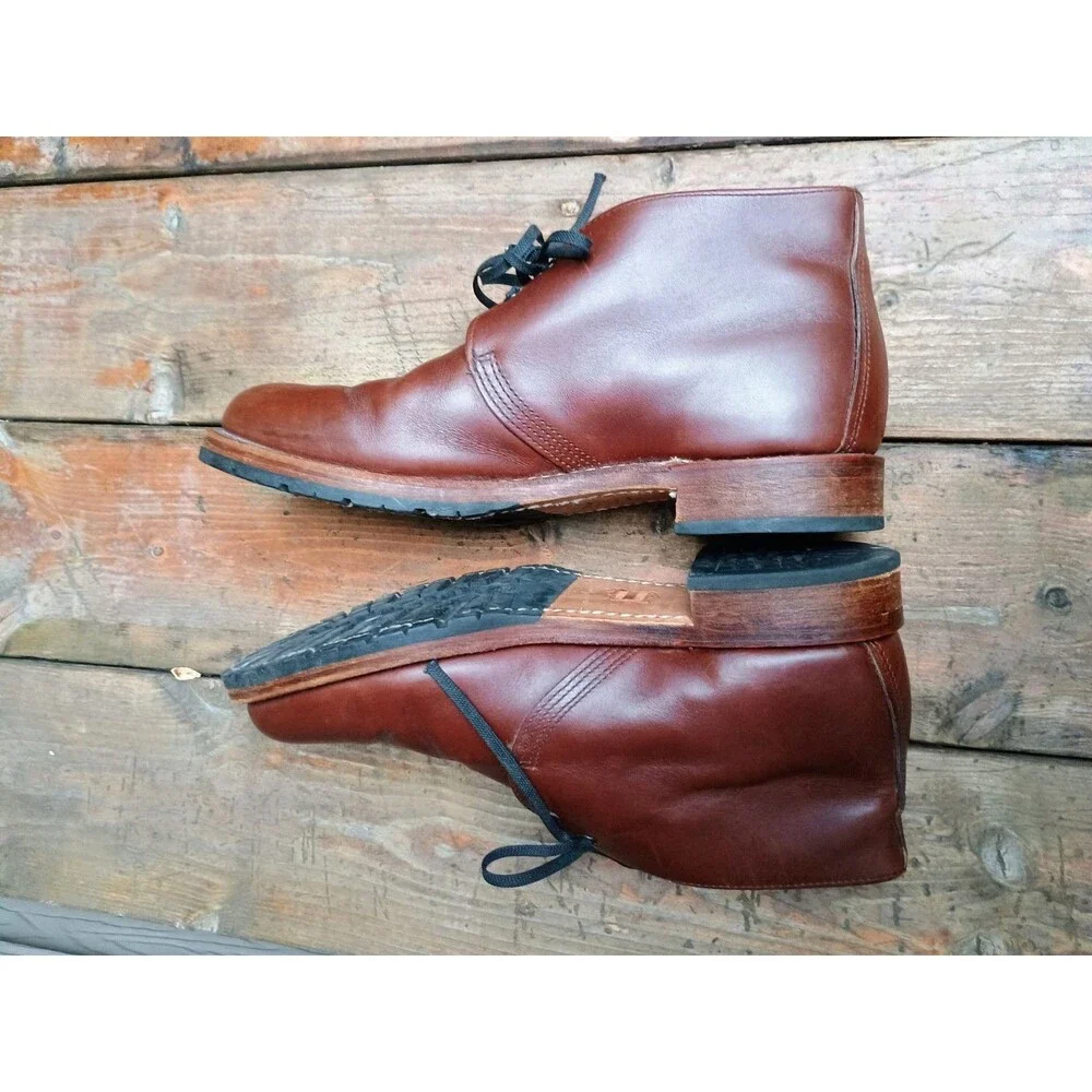 Red Wing 9017 Heritage Beckman Chukka Cigar Leather Work Mens Boots Size 9.5 D